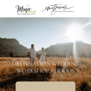 DESTINATION WEDDING WORKSHOP RHODOS​ September 2024